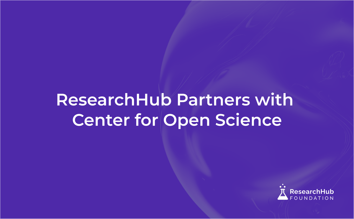 ResearchHub Partners with Center for Open Science to Enhance Peer Review in Lifecycle Journal