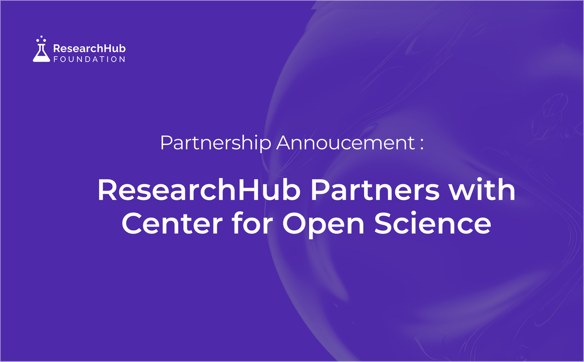 ResearchHub Partners with Center for Open Science to Enhance Peer Review in Lifecycle Journal